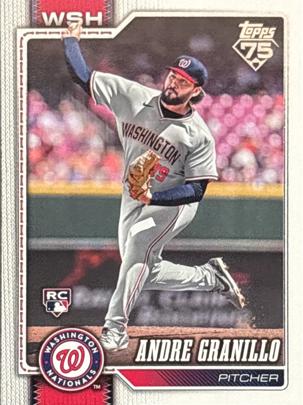 Topps Washington Nationals Andre Granillo Rookie Card - Picture 1 of 2